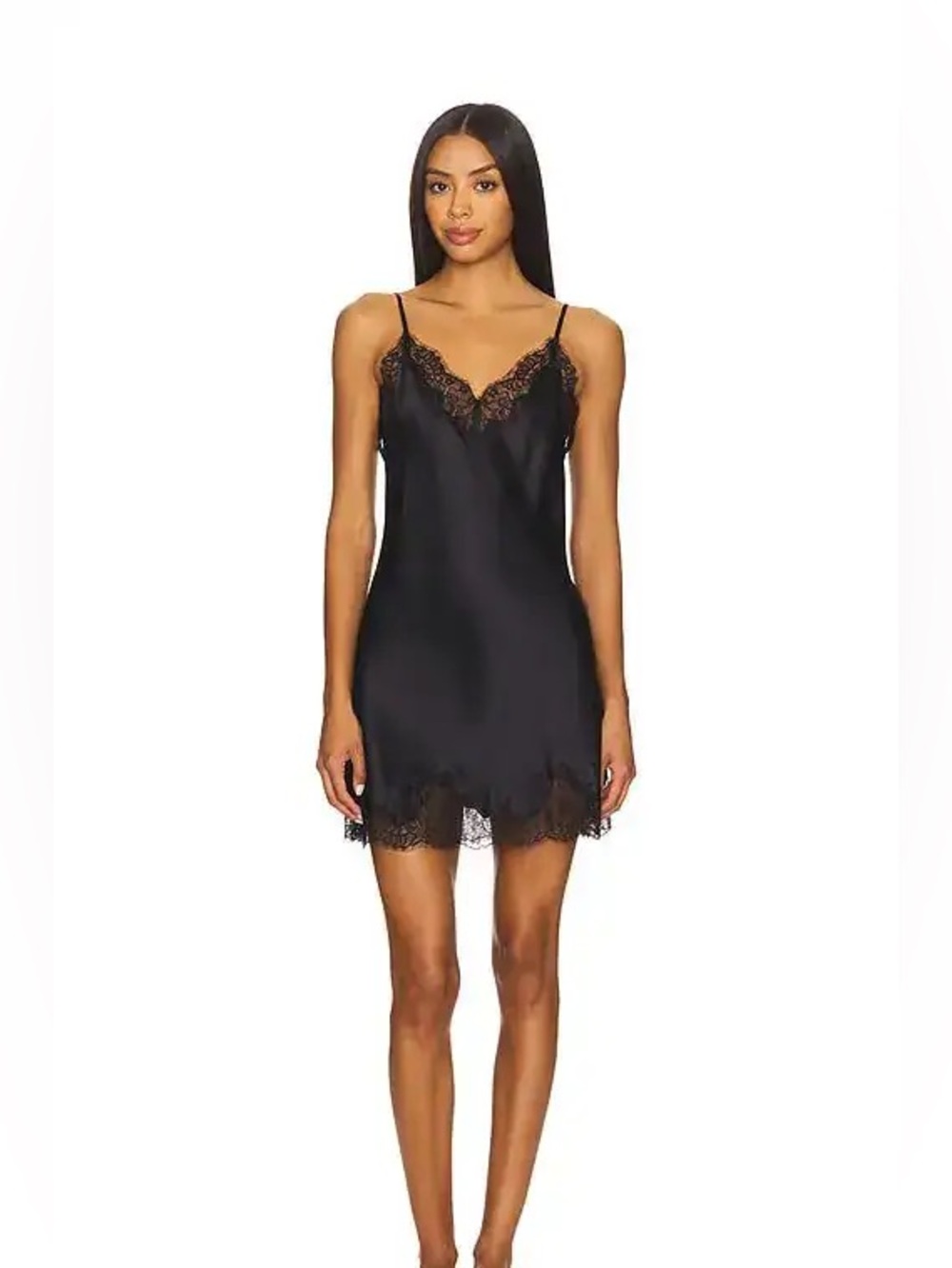 Revolve Journelle 100% Silk Charlotte Short Slip Dress